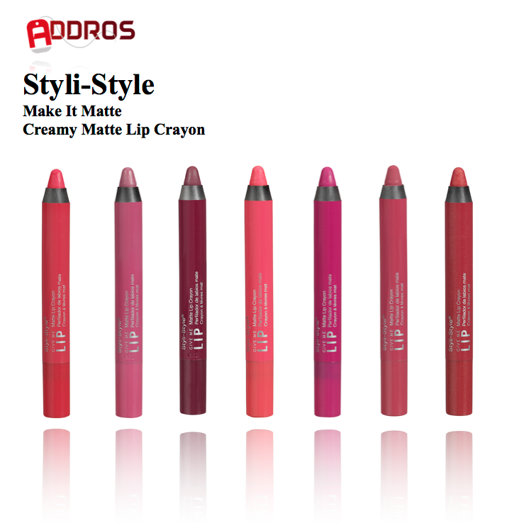 Styli-Style Make It Matte - Creamy Matte Lip Crayon, 0.10 oz/(2.8g) - ADDROS.COM